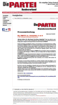 Mobile Screenshot of die-partei.de