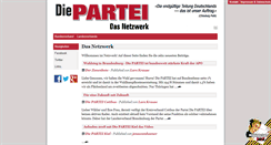 Desktop Screenshot of die-partei.net