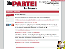 Tablet Screenshot of die-partei.net